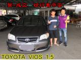 2017.02.08賀~成交  感謝 彰化永靖鄉 胡先生 來店選購 豐田VIOS 1.5 美車一部 感謝您的肯定我們會更加努力 全體員工向您致上十二萬分的敬意 ～在此祝您行車平安 ～