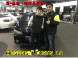 2018.02.08 賀~成交  感謝 彰化永靖 田先生    來店選購 三菱 FORTIS 1.8   美車一部 感謝您的肯定我們會更加努力 全體員工向您致上十二萬分的敬意 ～在此祝您行車平安 ～